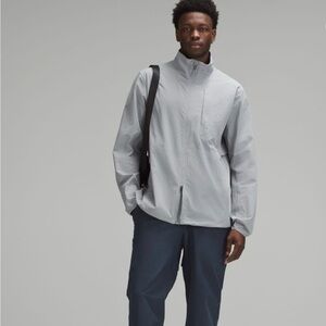 lululemon athletica Light Gray Jacket Sz XL